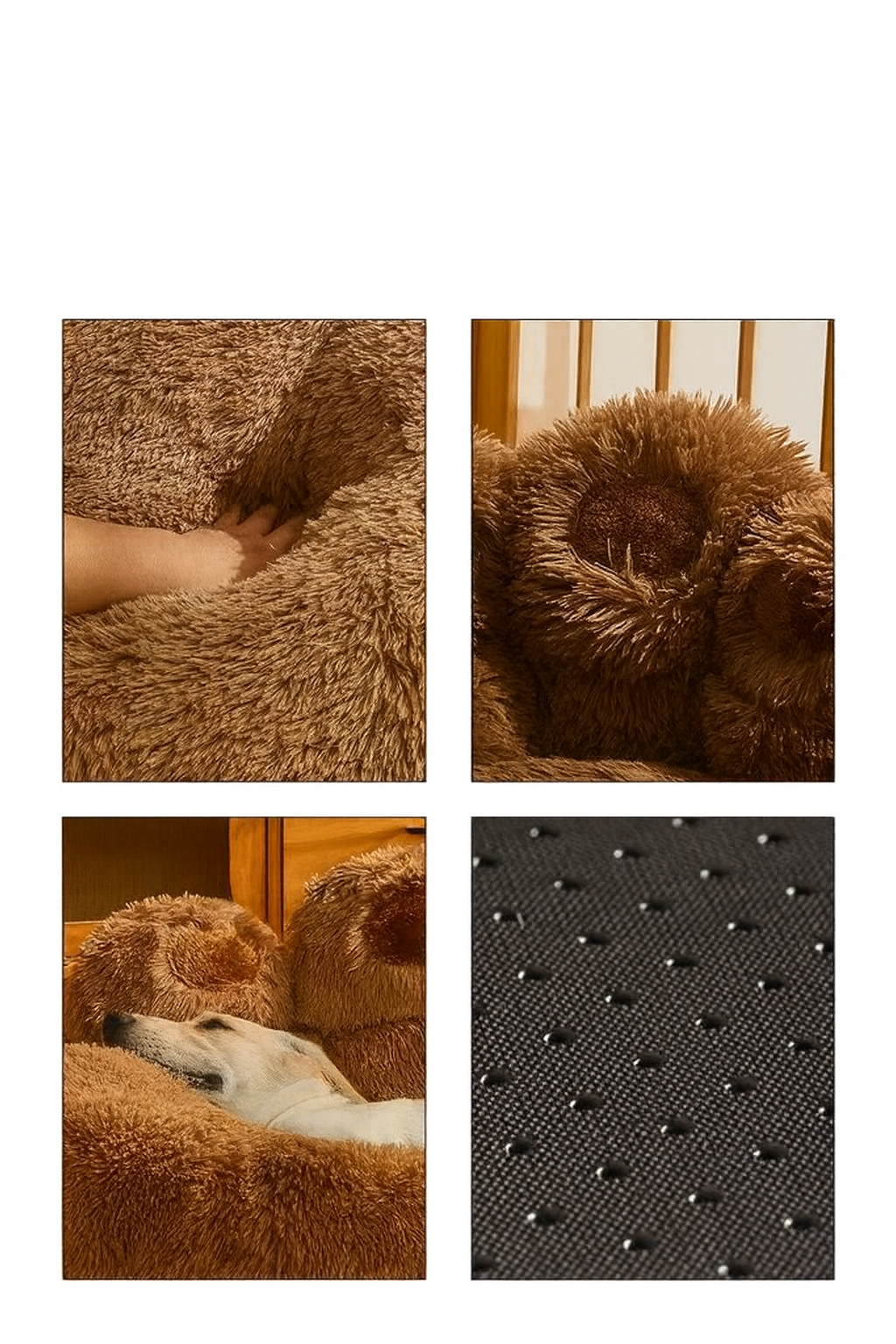 Superzacht Pluche Hondenbed – Voor Rustige, Diepe en Comfortabele Slaap