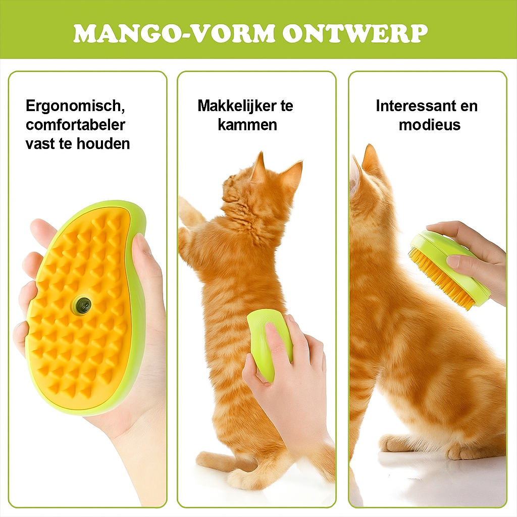 Kattenborstel met Sprayfunctie