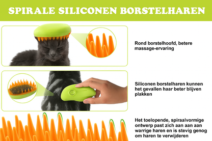 Kattenborstel met Sprayfunctie