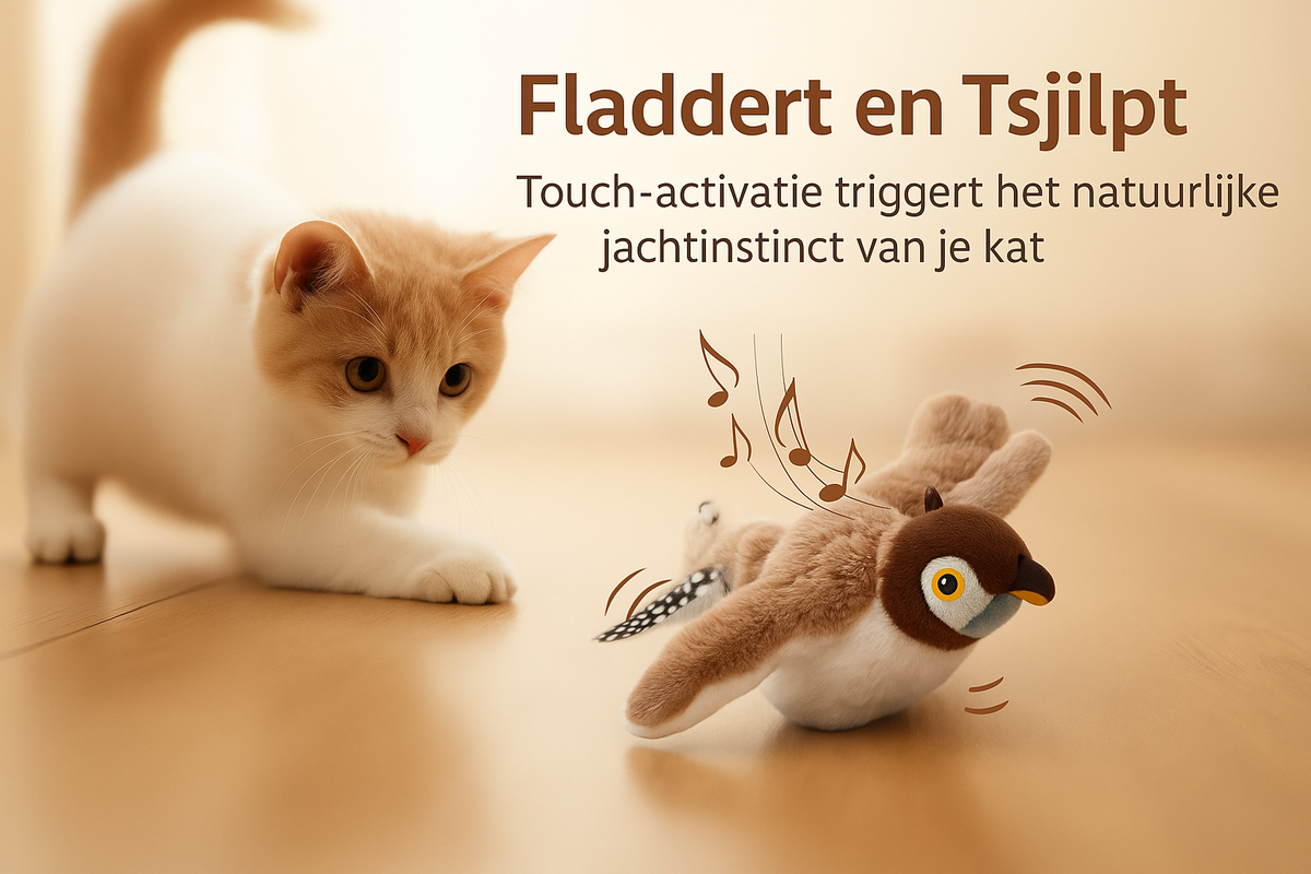 ChirpBuddy™ – Interactieve Vogelknuffel
